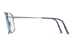 Shop Silhouette Illusion Lite Aviator Eyeglasses in Transparent Blue online.