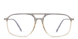 Shop Silhouette Illusion Lite Aviator Eyeglasses in Transparent Grey online.