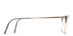 Shop Silhouette Illusion Lite Square Eyeglasses in Transparent Grey online.