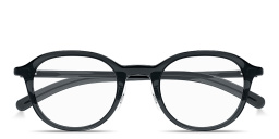 Shop MONTBLANC Snowcap Panthos Eyeglasses in Grey online.