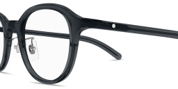 Shop MONTBLANC Snowcap Panthos Eyeglasses in Grey online.