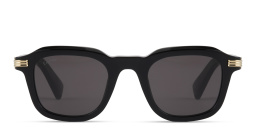 Shop Cartier Première de Cartier Square Sunglasses in Black online.