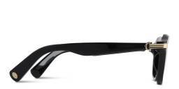 Shop Cartier Première de Cartier Square Sunglasses in Black online.