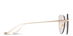 Shop EYE'M Rimless Cat-Eye Sunglasses in Gold online.