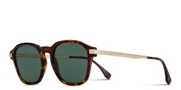 Shop FENDI Essential Square Sunglasses in Havana online.
