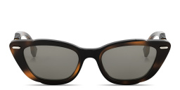 Shop FENDI Interlace Cat-Eye Sunglasses in Havana online.
