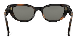 Shop FENDI Interlace Cat-Eye Sunglasses in Havana online.