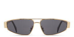 تسوق نظارات شمسية غير منتظمة بشعار تريومف المعدني سيلين بلون ذهبي أونلاين.