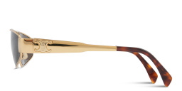 تسوق نظارات شمسية غير منتظمة بشعار تريومف المعدني سيلين بلون ذهبي أونلاين.