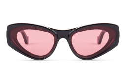 LOEWE Logo Signature Cat-Eye Sunglasses in Black – Product Photo 1