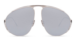 تسوق نظارات شمسية هيلوك كبيرة طراز أفياتور لويفي بلون فضي أونلاين.