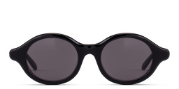 Shop LOEWE Slim Round Sunglasses in Black online.