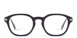 Shop FENDI Essential Round Eyeglasses in Black online.
