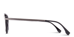 Shop FENDI Essential Round Eyeglasses in Black online.