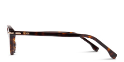 Shop FENDI Selleria Cat-Eye Eyeglasses in Havana online.