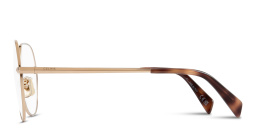 Shop CELINE Metal Cat-Eye Eyeglasses in Gold online.