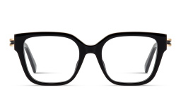 Shop CELINE CELINE 3 Dots Rectangle Eyeglasses in Black online.