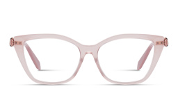 BVLGARI Serpenti Forever Cat-Eye Eyeglasses in Rose – Product Photo 1