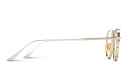 Shop JACQUES MARIE MAGE Hartana Unisex Panthos Eyeglasses in Silver online.