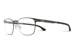 Shop ic! berlin Tilmann Square Eyeglasses in Black online.