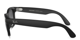 تسوق نظارات شمسية ميتا واي فيرير بإطار مربّع للجنسين راي بان بلون أسود مطفي أونلاين.