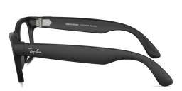 Shop Ray-Ban Meta Wayfarer Unisex Square Sunglasses in Matte Black online.