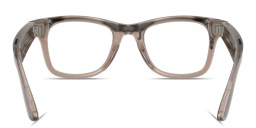 Shop Ray-Ban Meta Wayfarer Unisex Square Sunglasses in Shiny Warm Stone online.