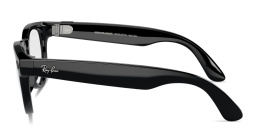 Shop Ray-Ban Meta Headliner Unisex Panthos Eyeglasses in Black online.