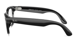 تسوق نظارات شمسية ميتا سكايلر طراز كات آي للجنسين راي بان بلون أسود لامع أونلاين.