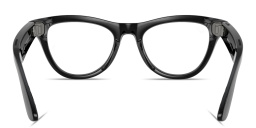 Shop Ray-Ban Meta Skyler Unisex Cat-Eye Sunglasses in Shiny Black online.