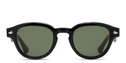 SESTINI Sei E Mezzo Unisex Panthos Sunglasses in Shiny Black – Product Photo 1