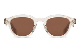 SESTINI Sei E Mezzo Unisex Panthos Sunglasses in Crystal – Product Photo 1