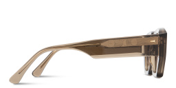 تسوق نظارات شمسية كونستانتين طراز كات آي أحلام بلون رمادي شفاف لامع أونلاين.