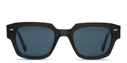 AHLEM Rivoli Rectangle Sunglasses in Dark Light – Product Photo 1