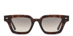 Shop AHLEM Limited Edition Boétie Rectangle Sunglasses in Dark Tortoise online.