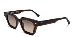 AHLEM Limited Edition Boétie Rectangle Sunglasses in Dark Tortoise – Product Photo 2