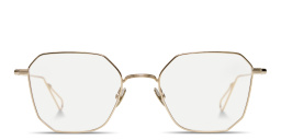 Shop AHLEM Couronnes Irregular Eyeglasses in Champagne online.