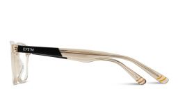 تسوق نظارات طبية مستطيلة للأطفال بشعار العلامة EYE'M بلون بيج شفاف أونلاين.