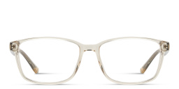 Shop EYE'M Logo Kids Rectangle Eyeglasses in Transparent Beige online.