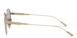 تسوق نظارات شمسية سوبتيلا بإطار دائري للجنسين مونكلير بلون ذهبي أونلاين.