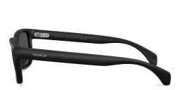 Shop Moncler Logo Signature Unisex Pillow Sunglasses in Black online.