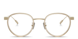 تسوق نظارات طبية طراز بانتوس للجنسين بشعار العلامة مونكلير بلون ذهبي أونلاين.