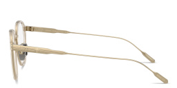 تسوق نظارات طبية طراز بانتوس للجنسين بشعار العلامة مونكلير بلون ذهبي أونلاين.