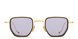 Shop JACQUES MARIE MAGE Atkins Unisex Square Sunglasses - Limited Production of 500 Pieces in Gold online.