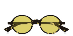 BOTTEGA VENETA Classic Unisex Round Sunglasses in Havana – Product Photo 1