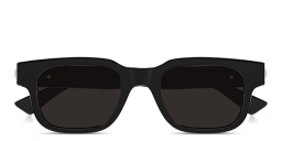 BOTTEGA VENETA Classic Square Sunglasses in Black – Product Photo 1