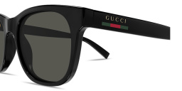 GUCCI Web Square Sunglasses in Black – Product Photo 3