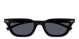 Shop GUCCI GG Cat-Eye Sunglasses in Black online.