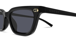 Shop GUCCI GG Cat-Eye Sunglasses in Black online.