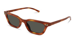 Shop GUCCI GG Cat-Eye Sunglasses in Havana online.